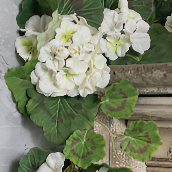 6 Foot Lush Faux Geranium Garland