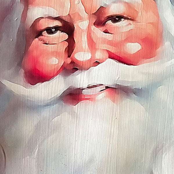 Vintage Inspired Santa Wall Art, Choose Your Style