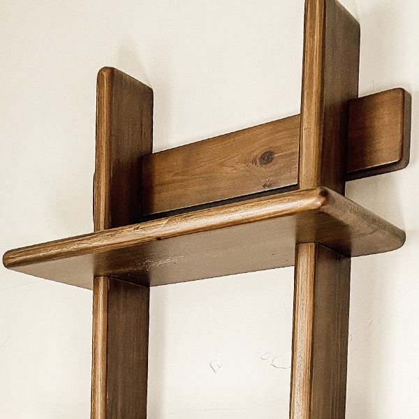 4 Tier Ladder Wall Shelf Unit