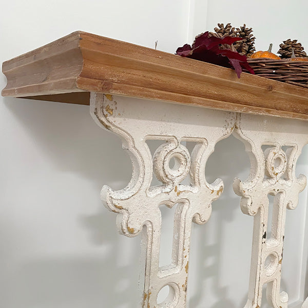 Intricate Scrollwork Console Table