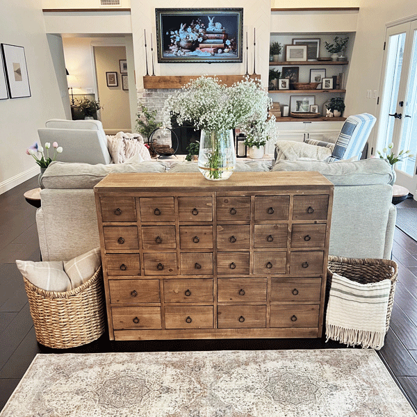 Victorian Workshop Wooden Chest of Drawers