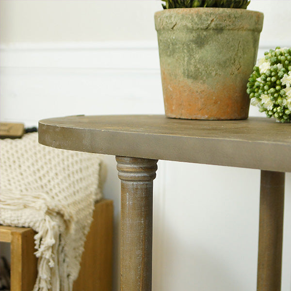 Aurora 3 Tiered Wood Console Table
