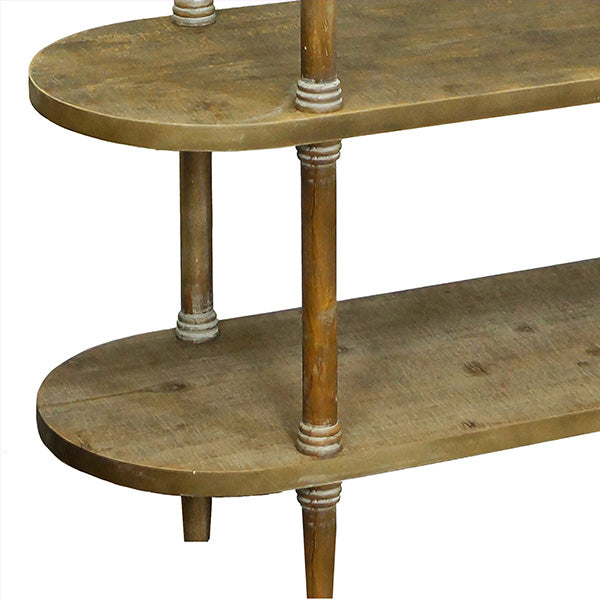 Aurora 3 Tiered Wood Console Table