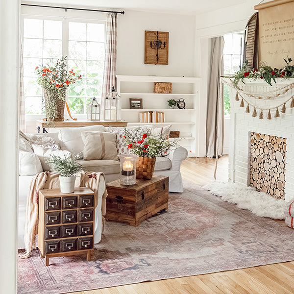 Vintage Inspired Apothecary Wooden Cabinet