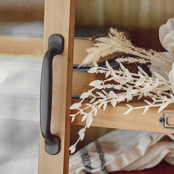 Wooden Baker's Display Wall Cabinet