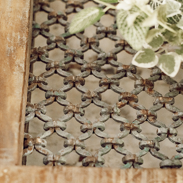 FOUND Antique Wooden Window with Screen