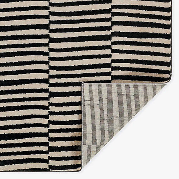 Striped Pattern Hand Tufted Area Rug, Pick Your Color/Size