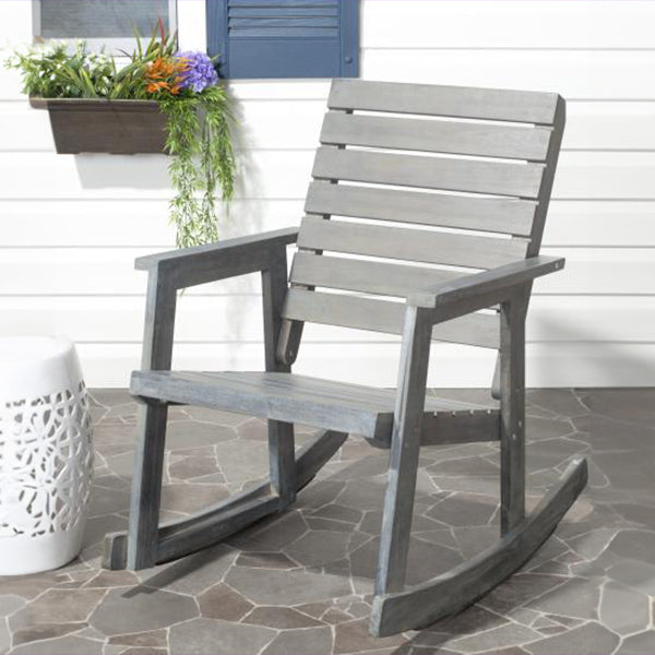 Acacia Wood Rocking Chair, Pick Your Color