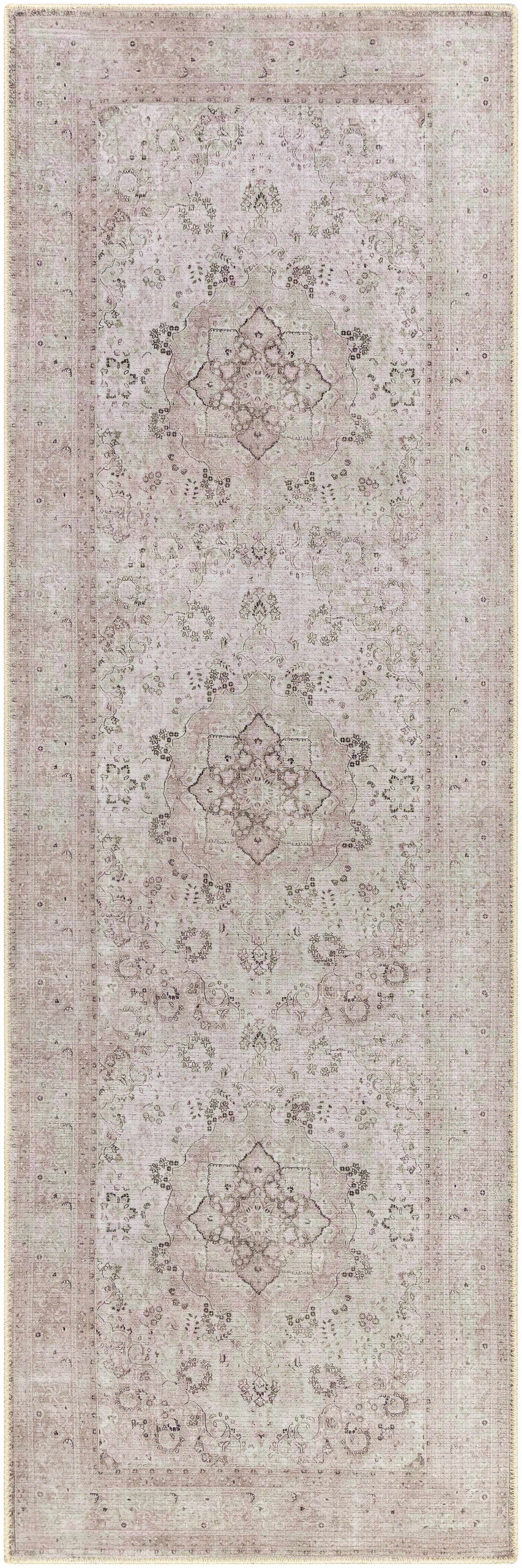 Multi-Color Patterned Washable Area Rug