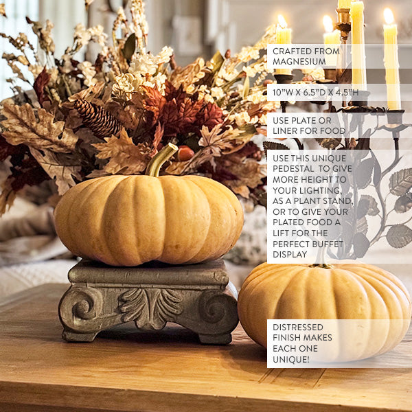 Rustic Pedestal Display Riser