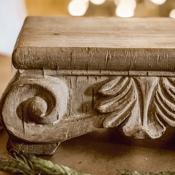 Rustic Pedestal Display Riser