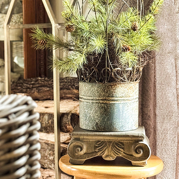 Rustic Pedestal Display Riser