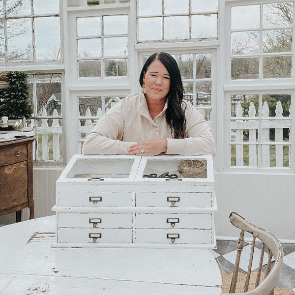 Vintage-Inspired Apothecary Cabinet with Lift-Top Storage