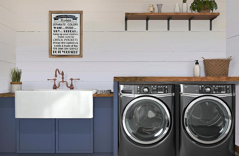 Enamelware Inspired Typography Sign, Pick your Style