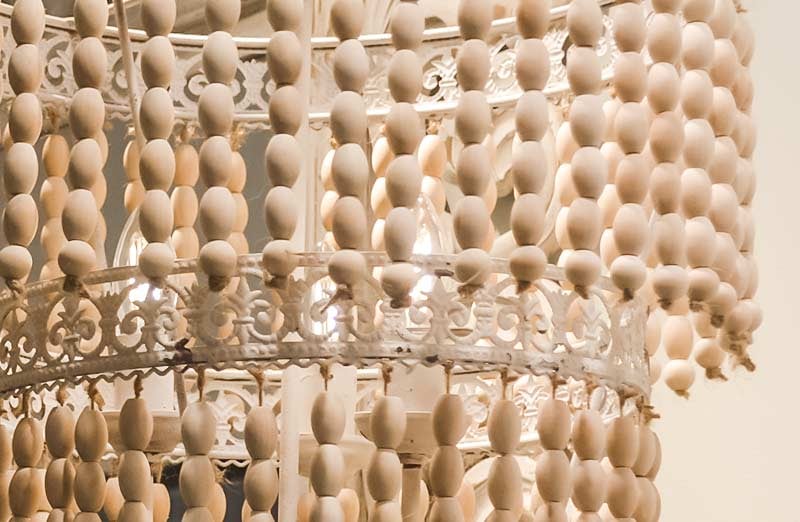 Beaded Garland Chandelier