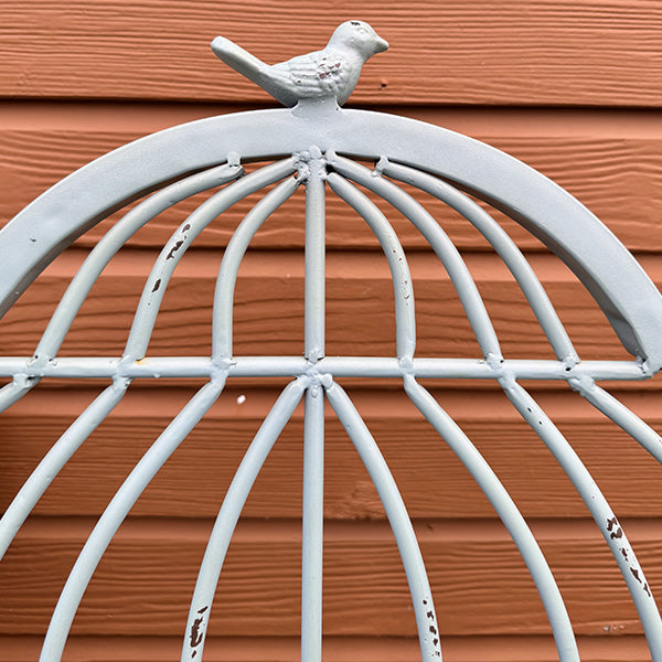 Birdcage Inspired Outdoor Garden Bench