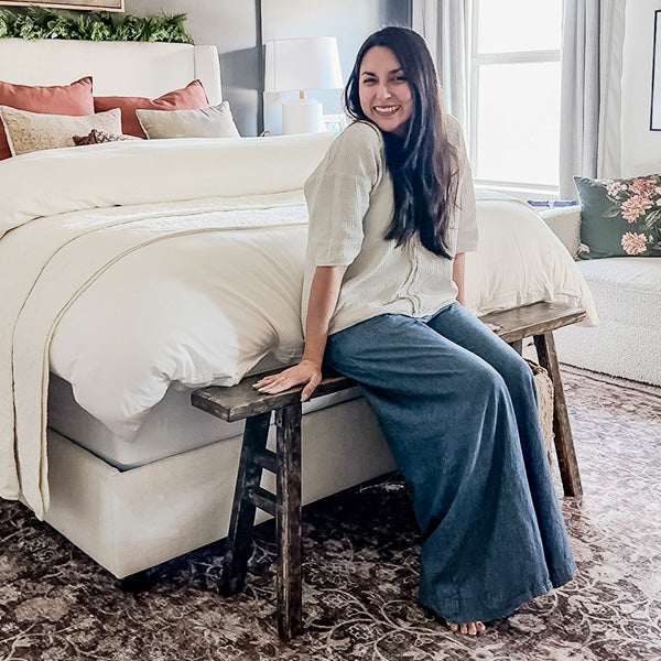 Vintage Inspired Wooden Bench Potting Riser