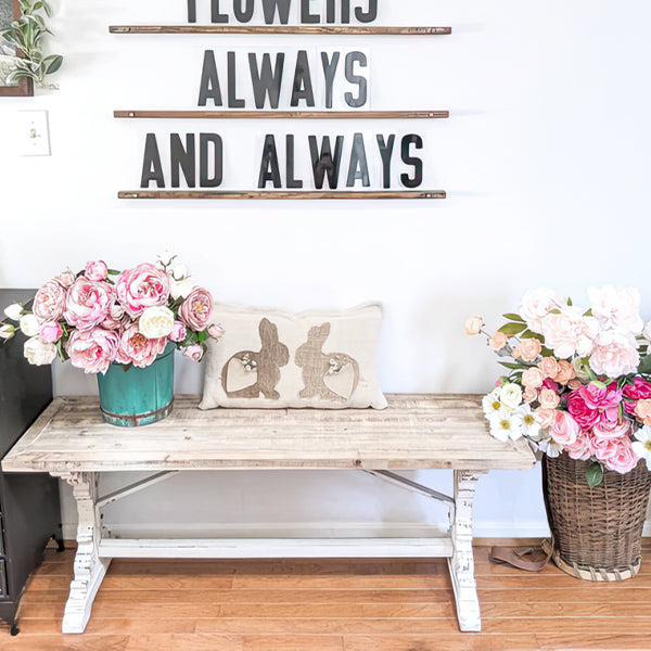 Corbel Inspired Wood Bench