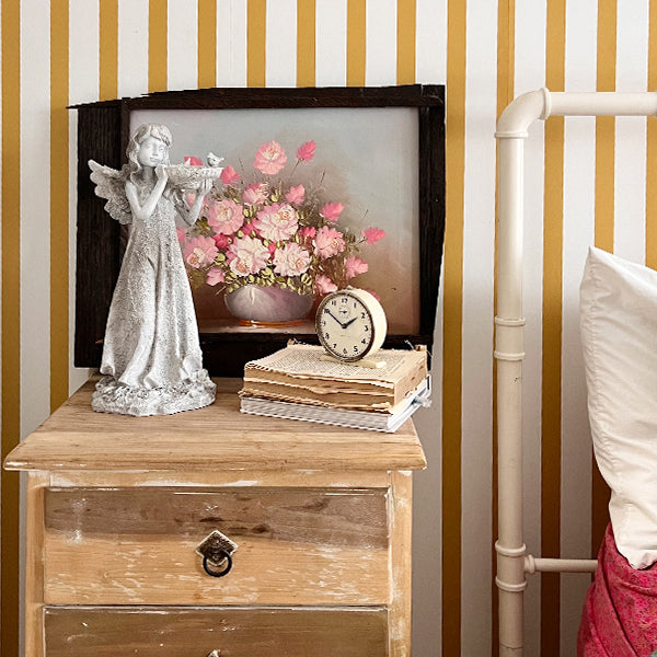 Standing Angel with Birdbath Indoor/Outdoor Decor