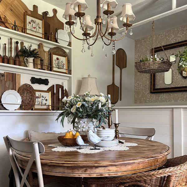 Faux Marble Standing Bird Figurines, Set of Two