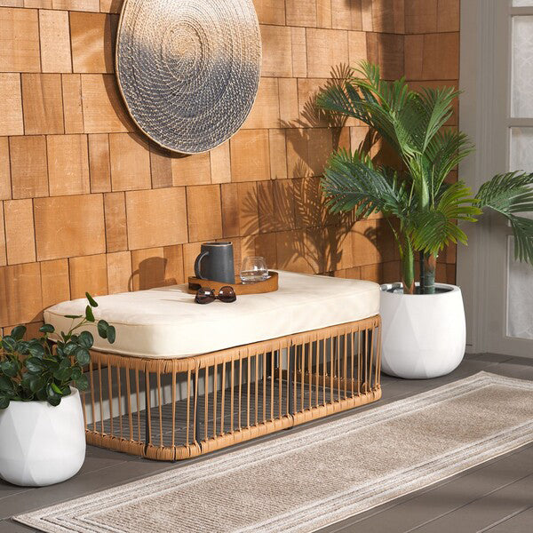 Boho Cushioned Bench