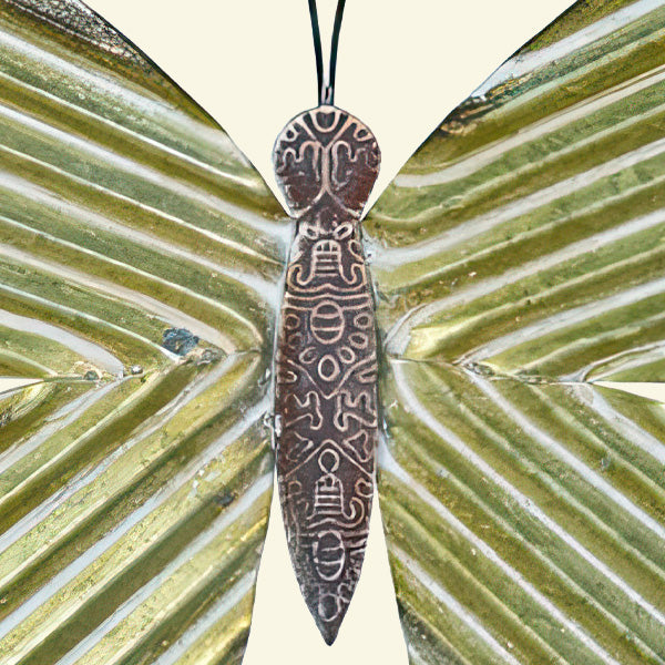 21 Inch Vibrant Multi-Color Metal Butterfly Wall Art, Set of Three