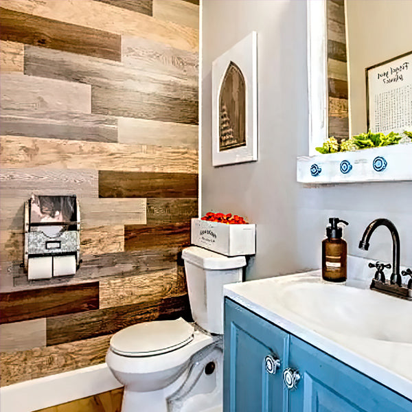 Distressed Metal Bathroom Caddy