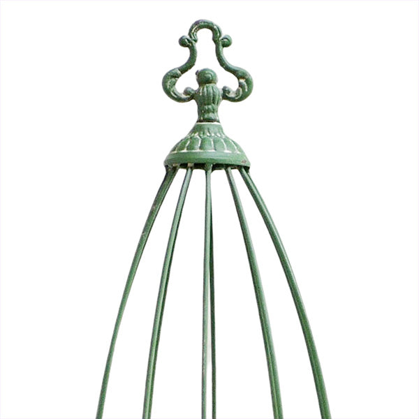 Green Garden Trellis Obelisk, Set of Two