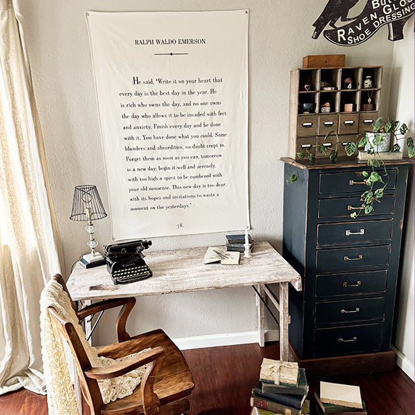 51 Inch Ralph Waldo Emerson Hanging Wall Decor