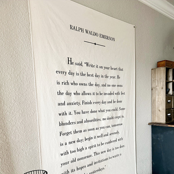 51 Inch Ralph Waldo Emerson Hanging Wall Decor