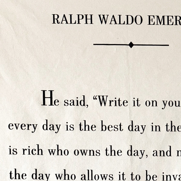 51 Inch Ralph Waldo Emerson Hanging Wall Decor