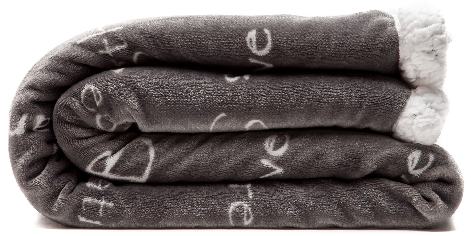 Gift Faux Fur Comfort Words Throw Blanket-Tolkye