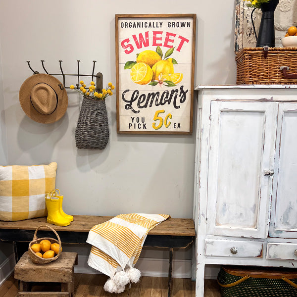 Curved Metal 5-Hook Wall Rack