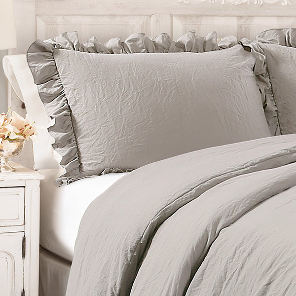 Spring Refresh Ruffled Edge Comforter Set, Choose Your Style/Size