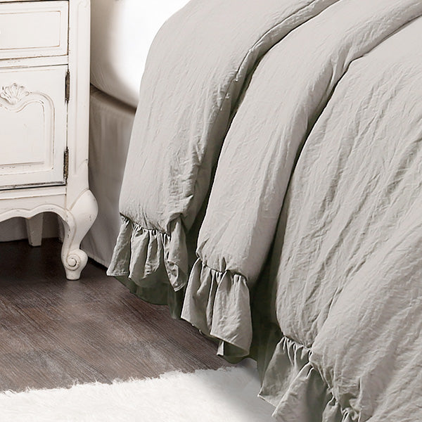 Spring Refresh Ruffled Edge Comforter Set, Choose Your Style/Size