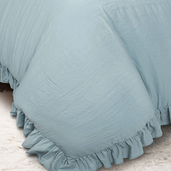 Spring Refresh Ruffled Edge Comforter Set, Choose Your Style/Size