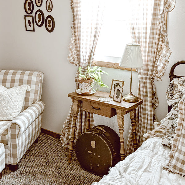 Catherine Wood Table with Drawer