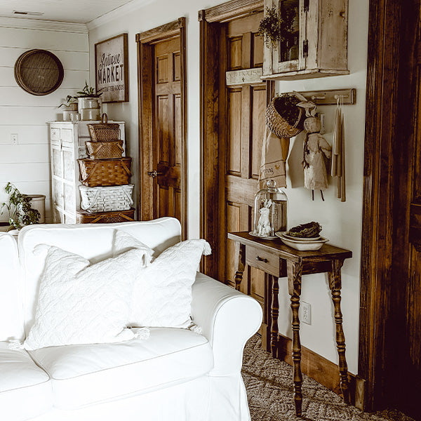 Catherine Wood Table with Drawer