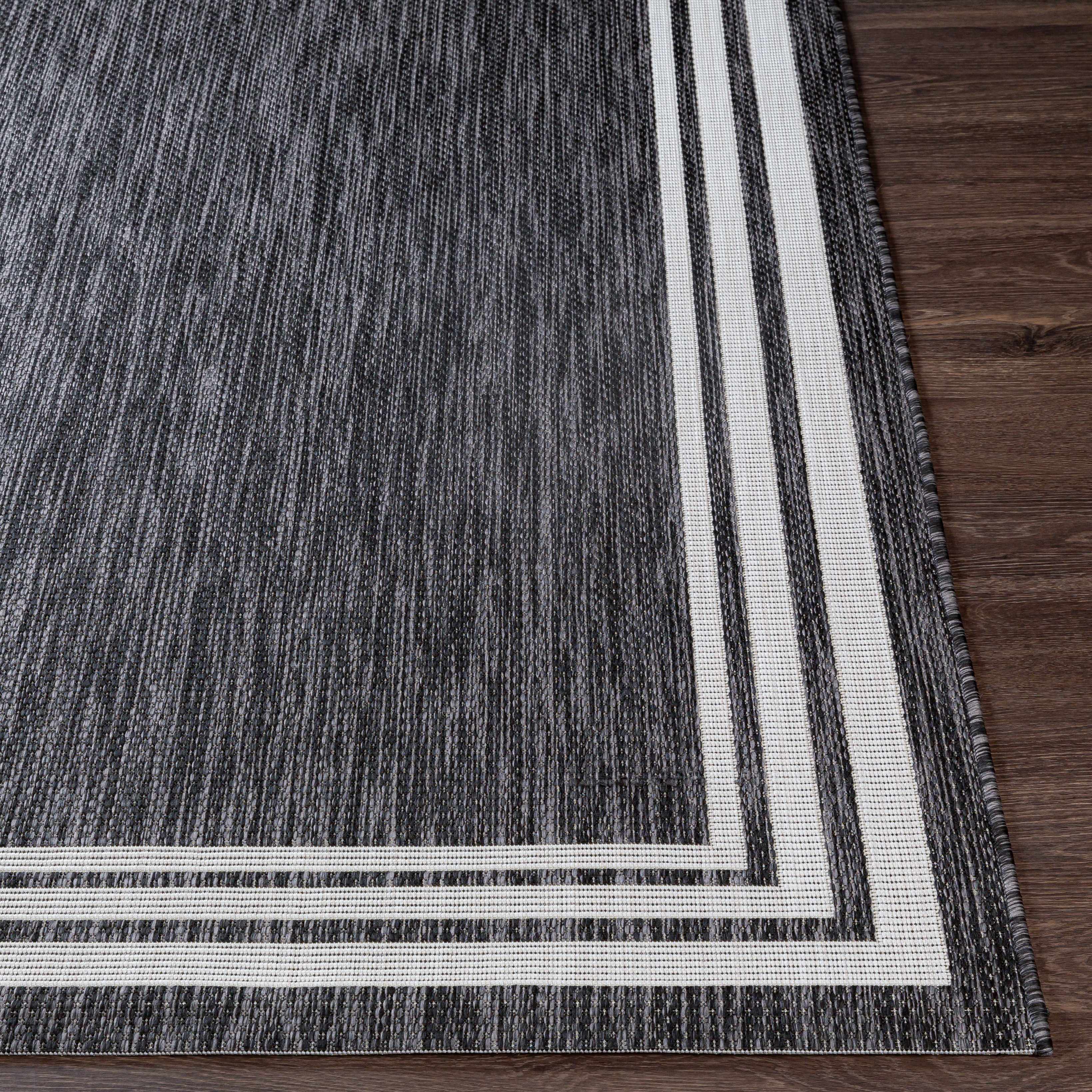 Charcoal Outdoor Rug