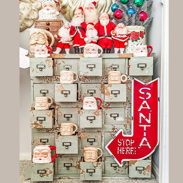 Vintage Inspired Library Card File Cabinet