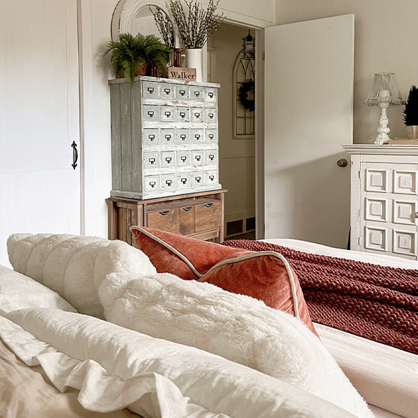 Vintage Inspired Library Card File Cabinet