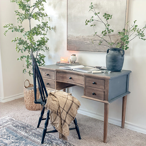 5 Drawer Executive Wood Desk