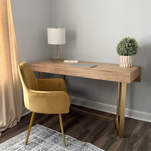 55 Inch Transforming Wood Table to Desk