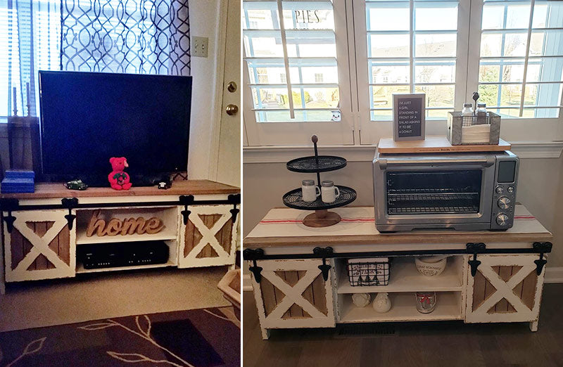 Sliding Barn Door Cabinet