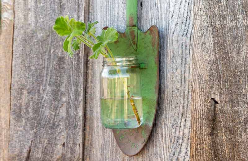 Wall Mounted Green Shovel Planter
