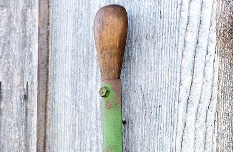 Wall Mounted Green Shovel Planter