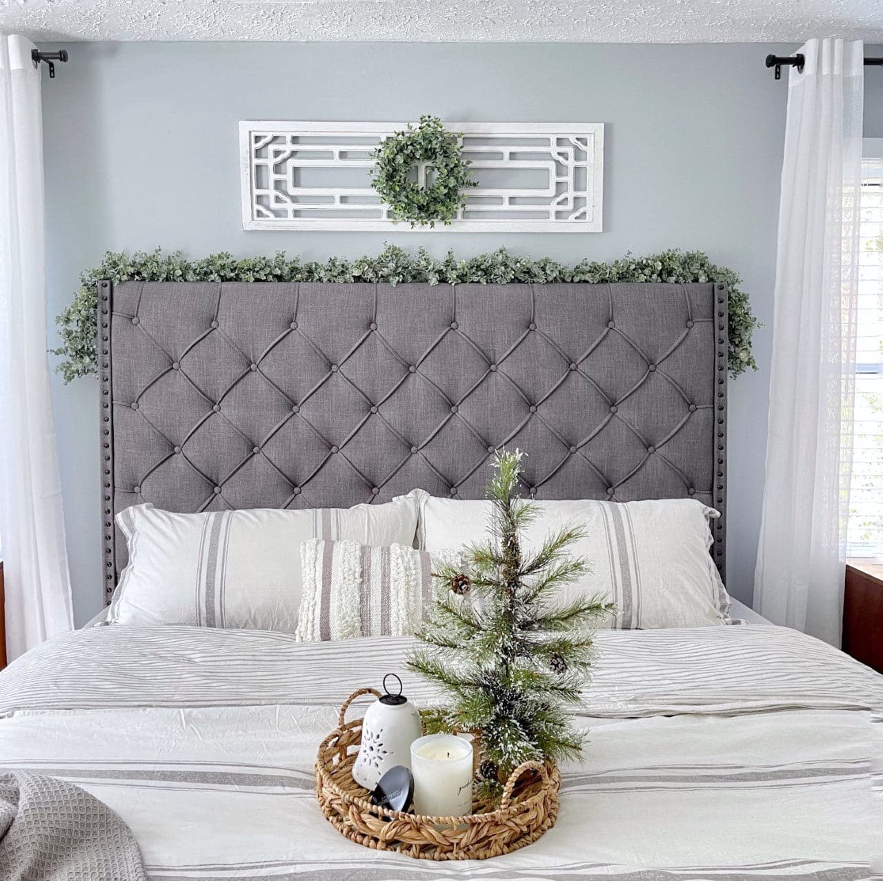 Farmhouse Stripe 100% Cotton Duvet Cover Set-Tolkye