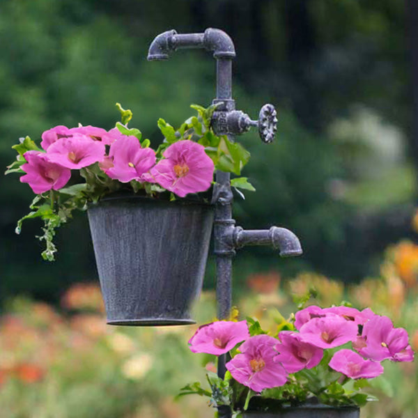 Vintage Pails and Spigots Garden Stakes, Pick Your Style