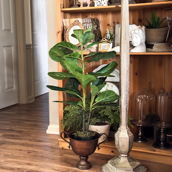 38 Inch Faux Fiddle Leaf Fig with Pot