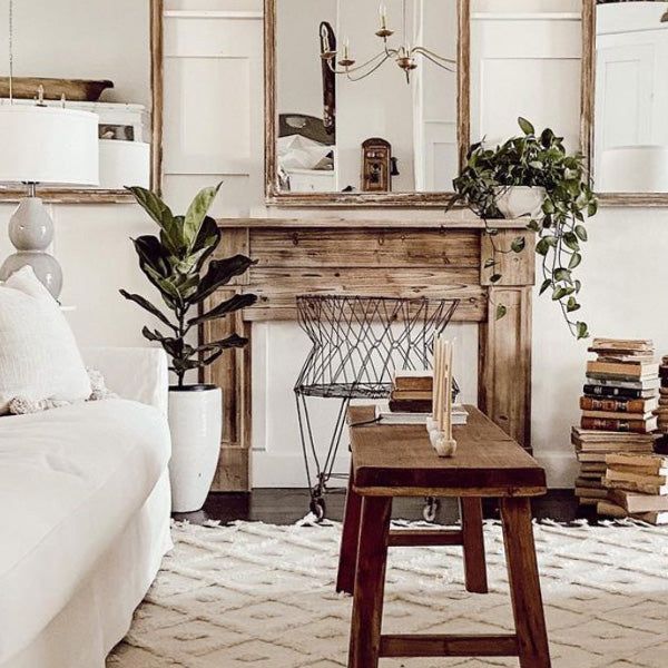 55 Inch Traditional Wood Fireplace Mantel